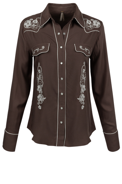 Stetson Women's Retro Snap Front Blouse