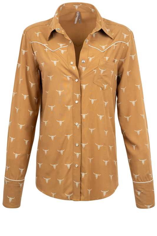 Stetson Women's Mojave Print Western Blouse