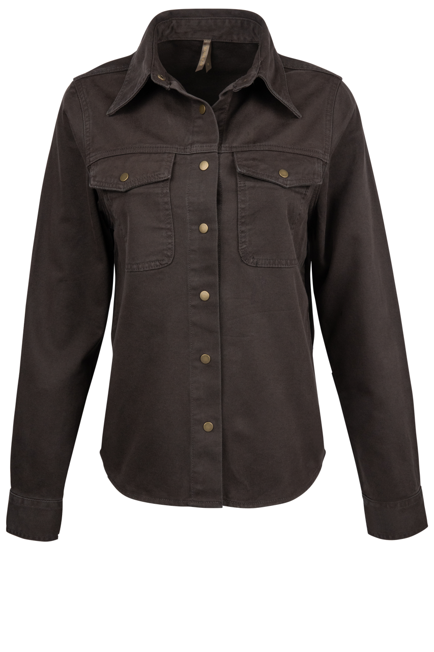 Stetson Women's Chocolate Denim Shirt