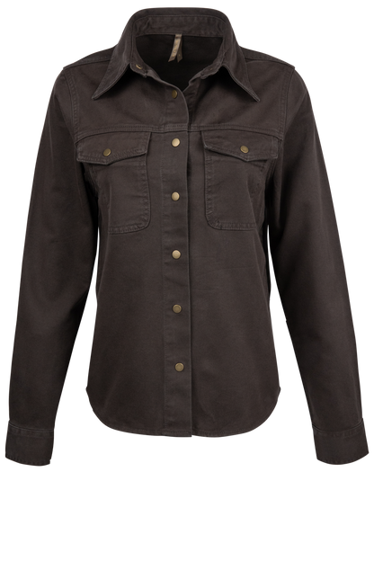 Stetson Women's Chocolate Denim Shirt