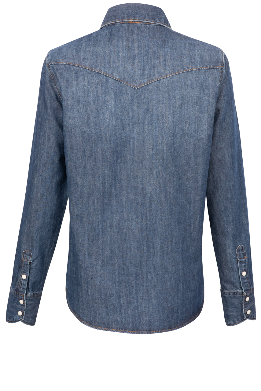 Stetson Women's Dark Denim Blouse