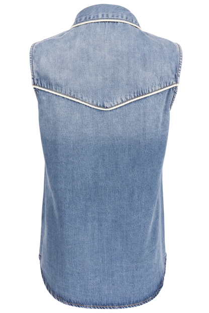 Stetson Women's Sleeveless Denim Top