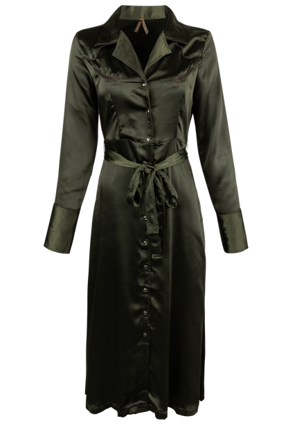 Stetson Women's Long Satin Dress