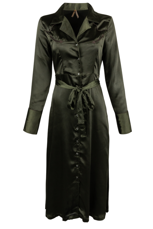 Stetson Women's Long Satin Dress