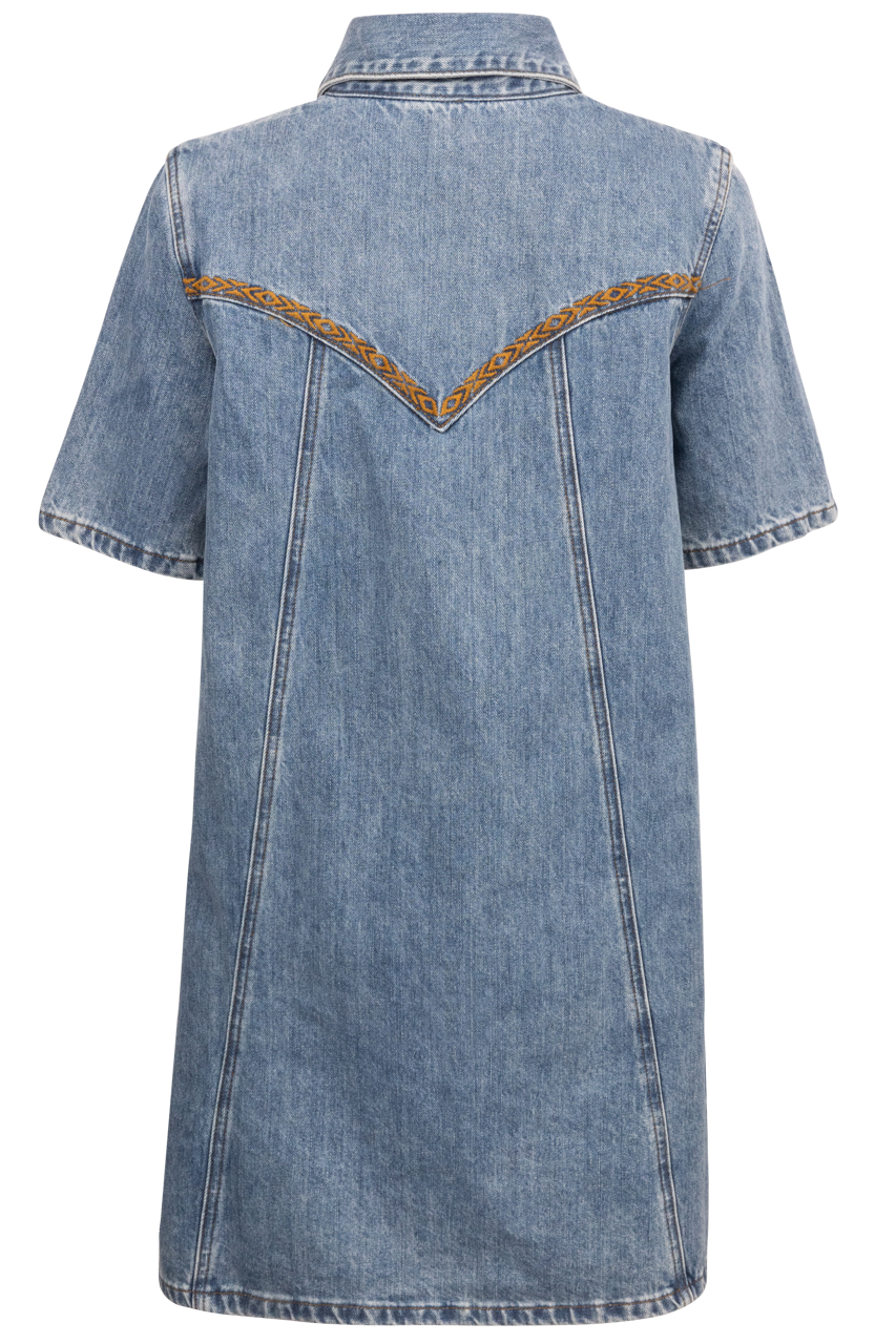 Stetson Women's Classic Denim Shirt Dress