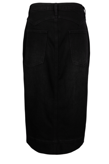 Stetson Women's Black Denim Maxi Skirt
