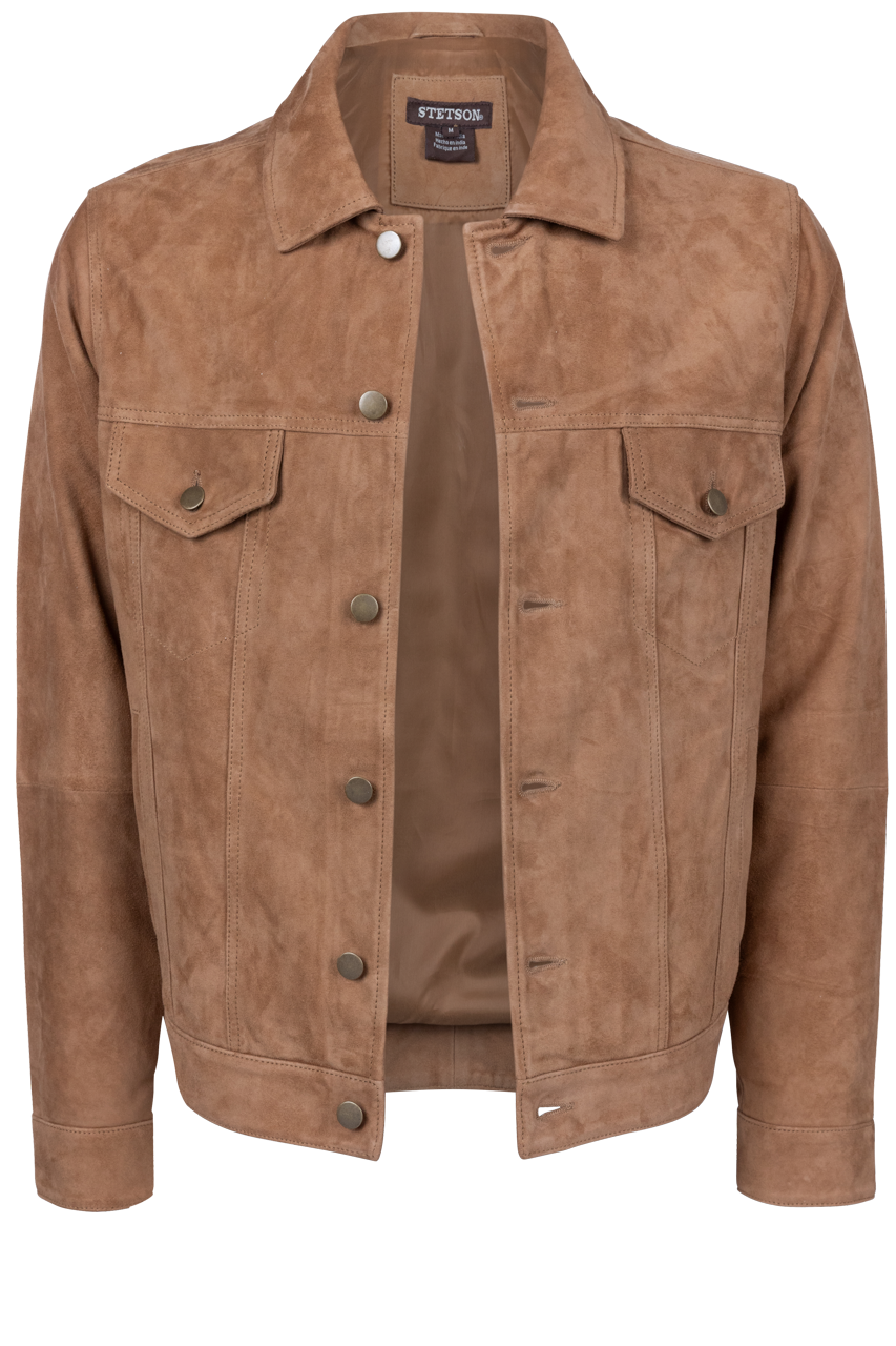 Stetson Men's Tan Suede Jacket