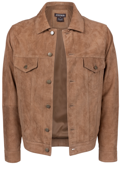 Stetson Men's Tan Suede Jacket