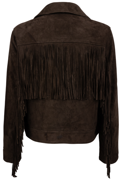 Stetson Women's Brown Suede Motorcycle Jacket