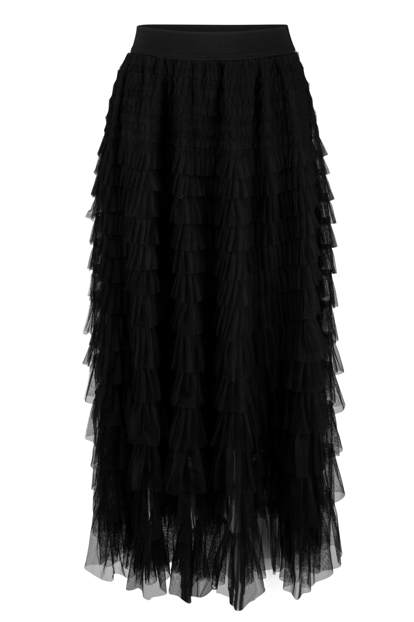 W.A.Y. Tiered Mesh Skirt