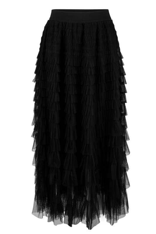 W.A.Y. Tiered Mesh Skirt