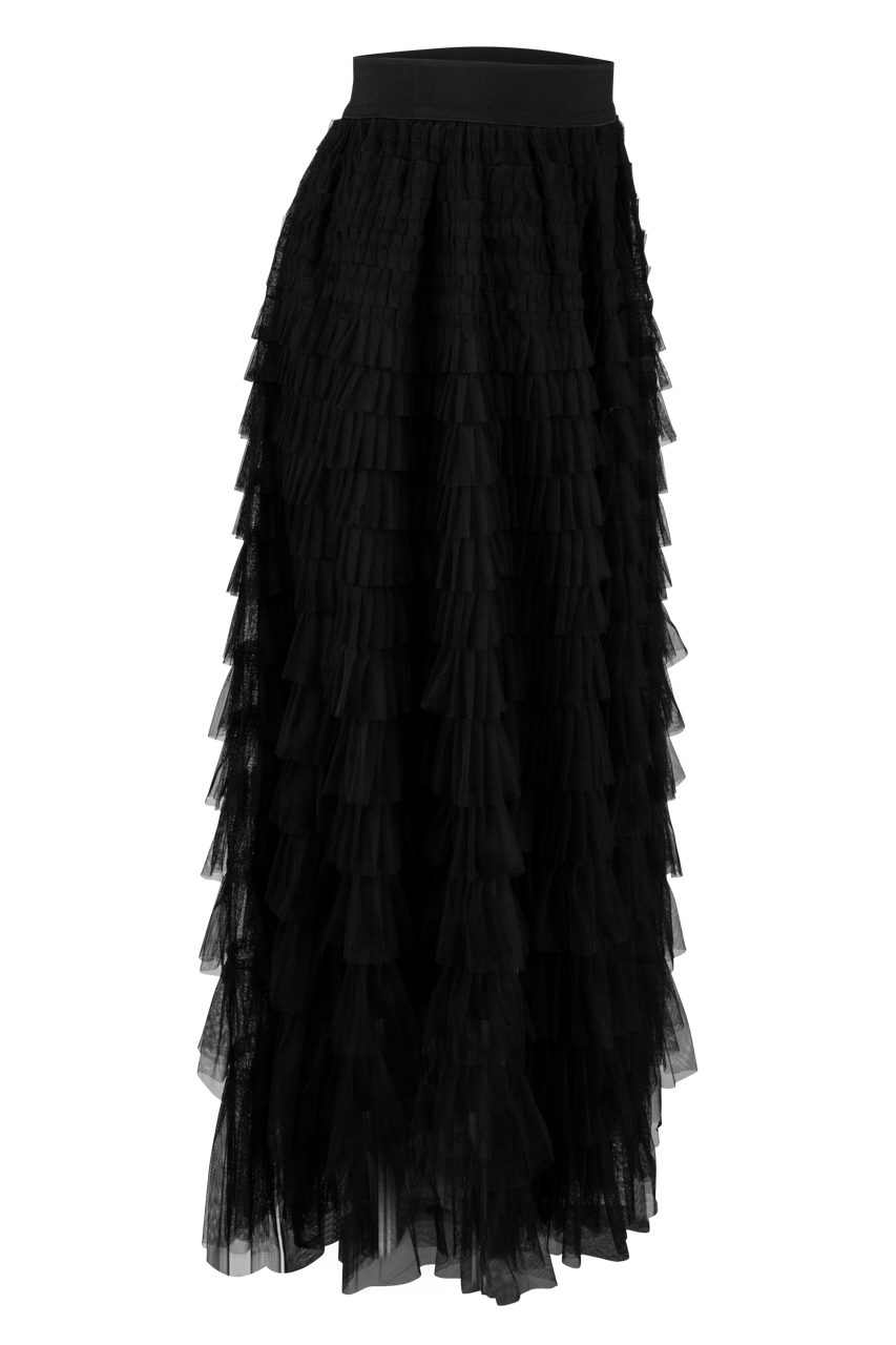W.A.Y. Tiered Mesh Skirt