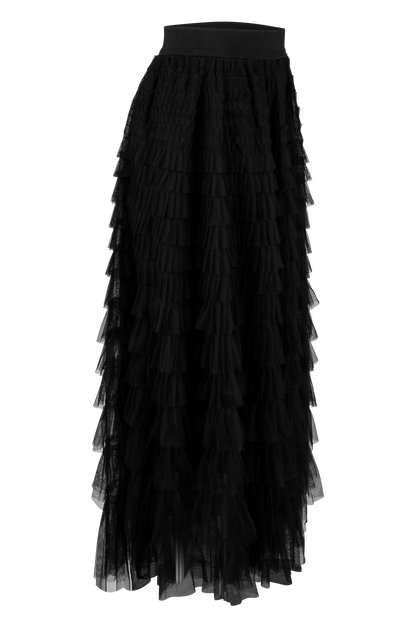 W.A.Y. Tiered Mesh Skirt