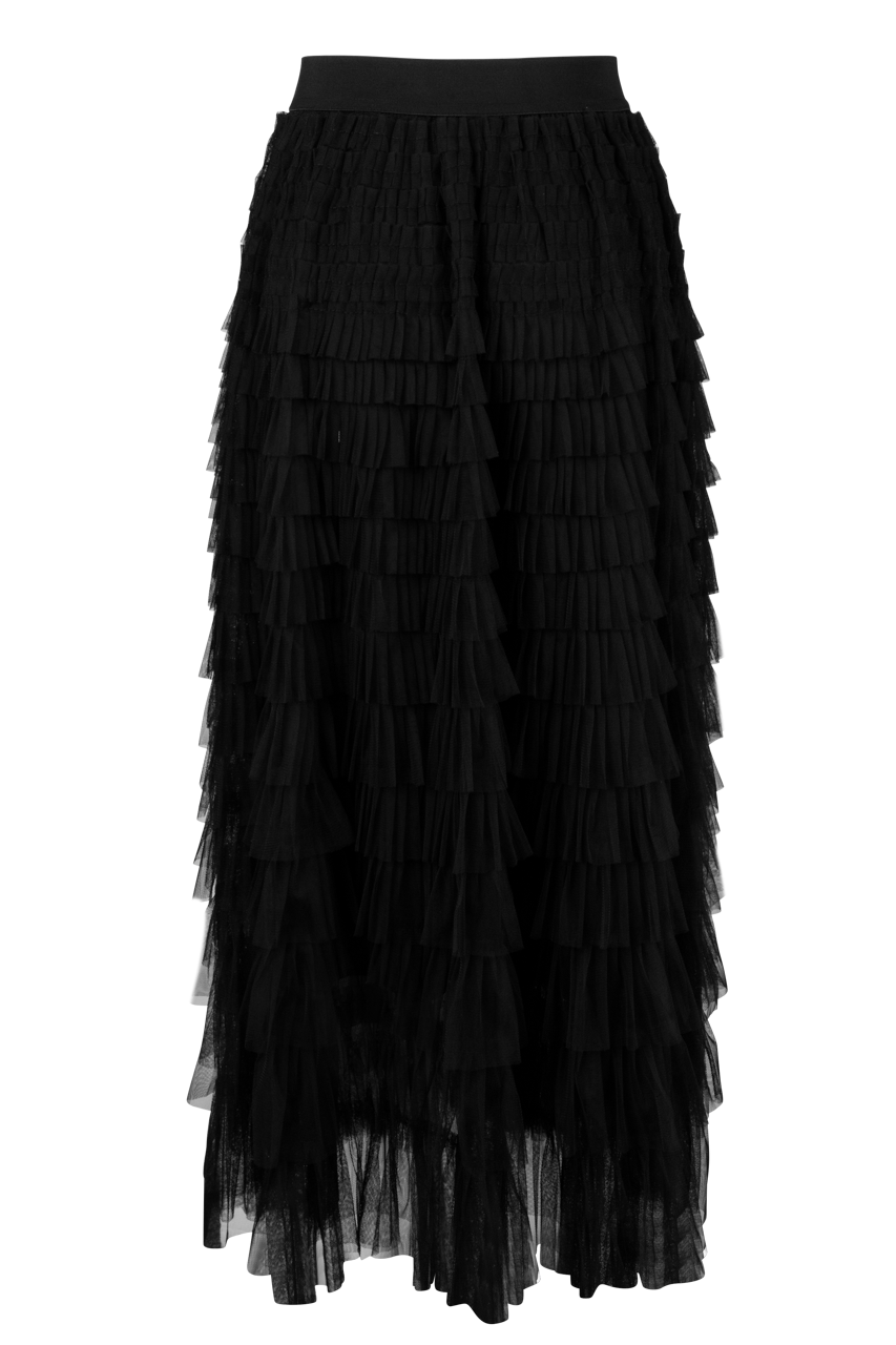W.A.Y. Tiered Mesh Skirt