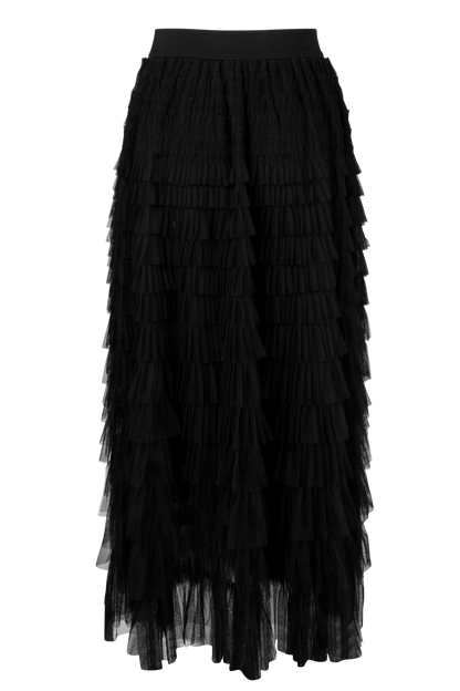 W.A.Y. Tiered Mesh Skirt