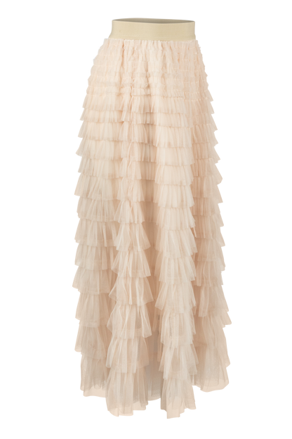 W.A.Y. Tiered Mesh Skirt