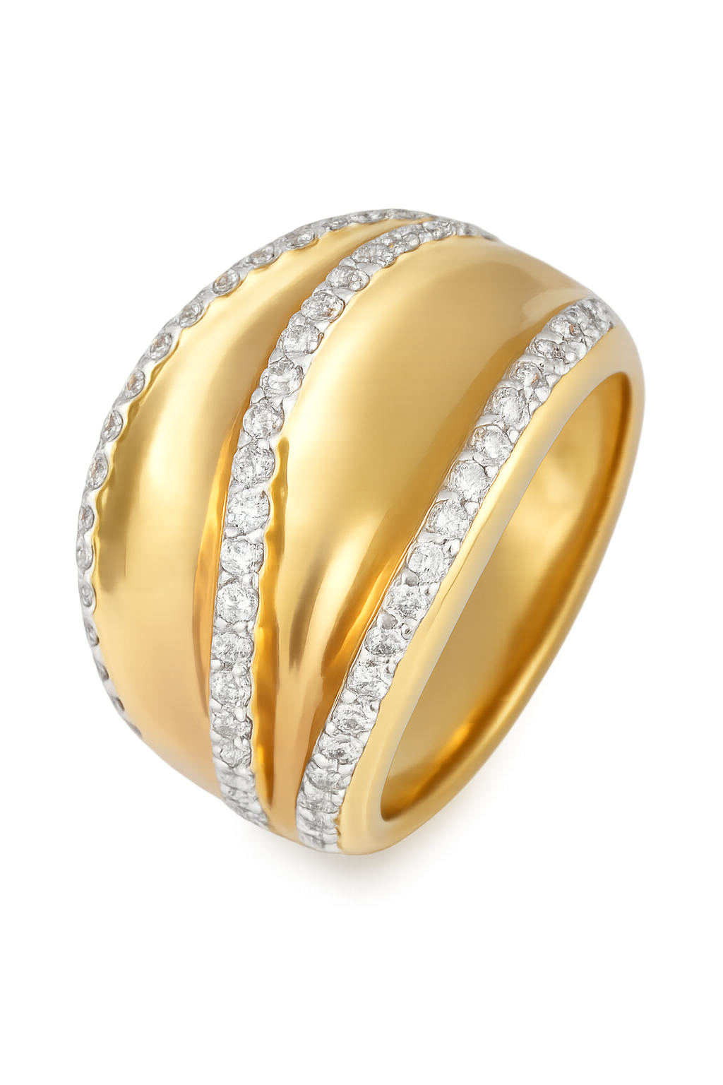 Diamond Dome Statement Ring