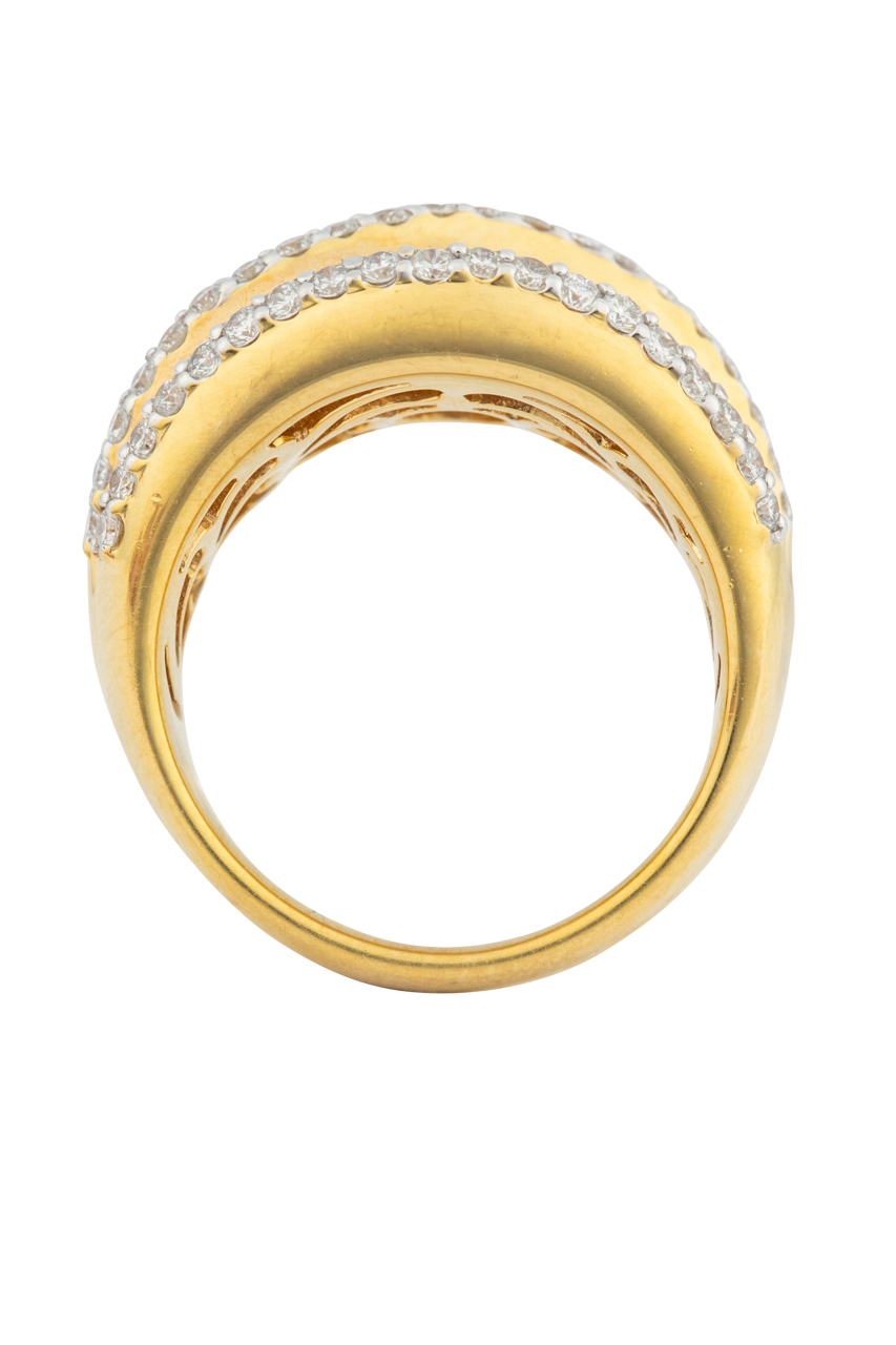 Diamond Dome Statement Ring