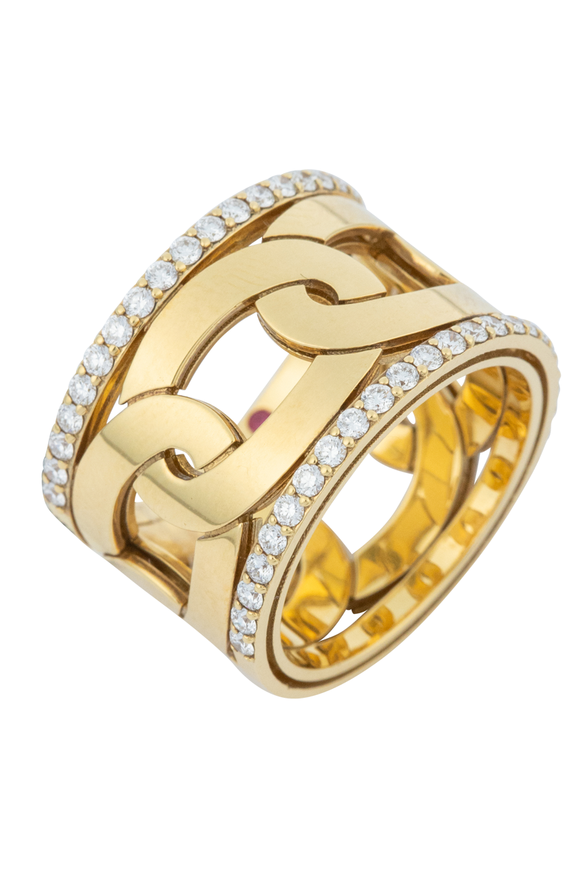 Navarra Diamond Statement Link Ring