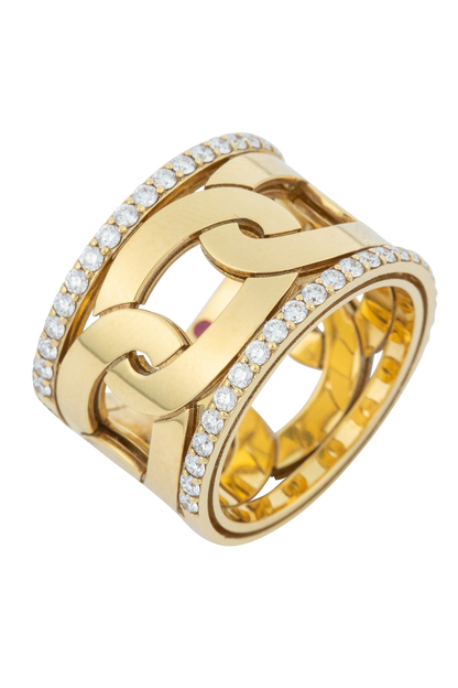 Navarra Diamond Statement Link Ring