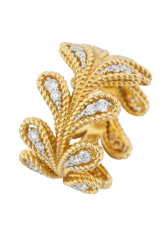 Golden Radiance Diamond Eternity Ring