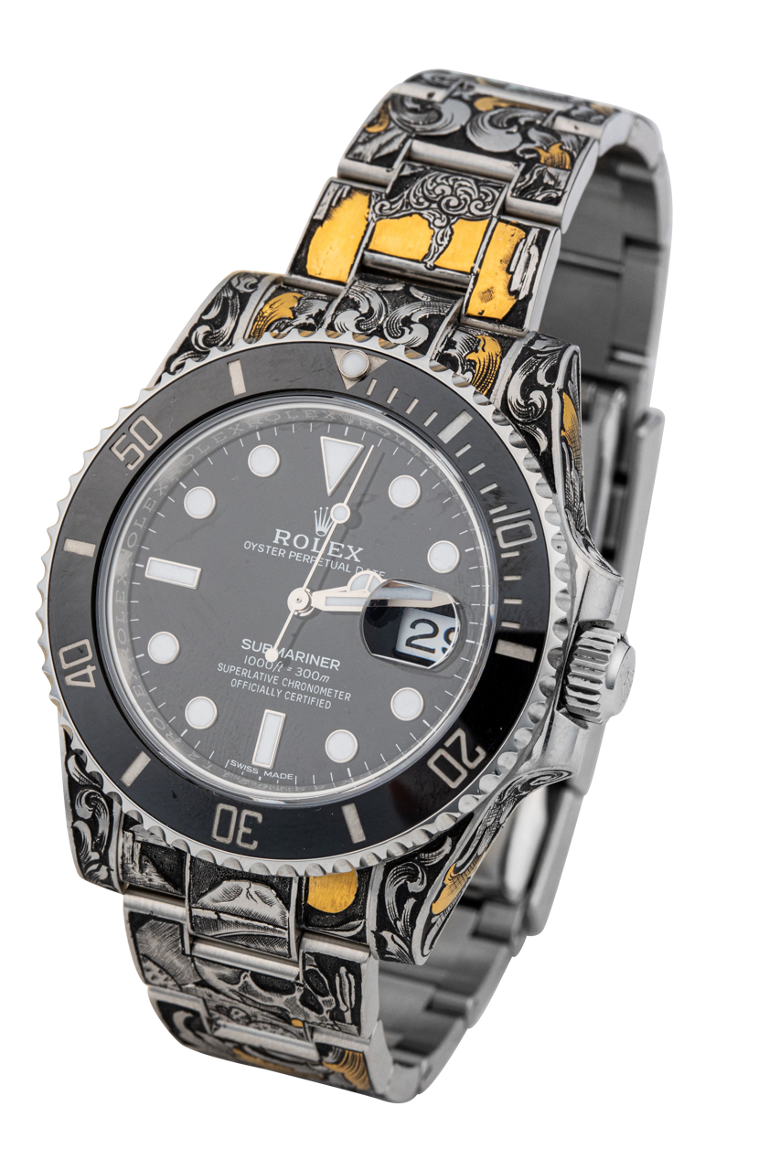 116610LN - ROLEX CUSTOM GOLD 