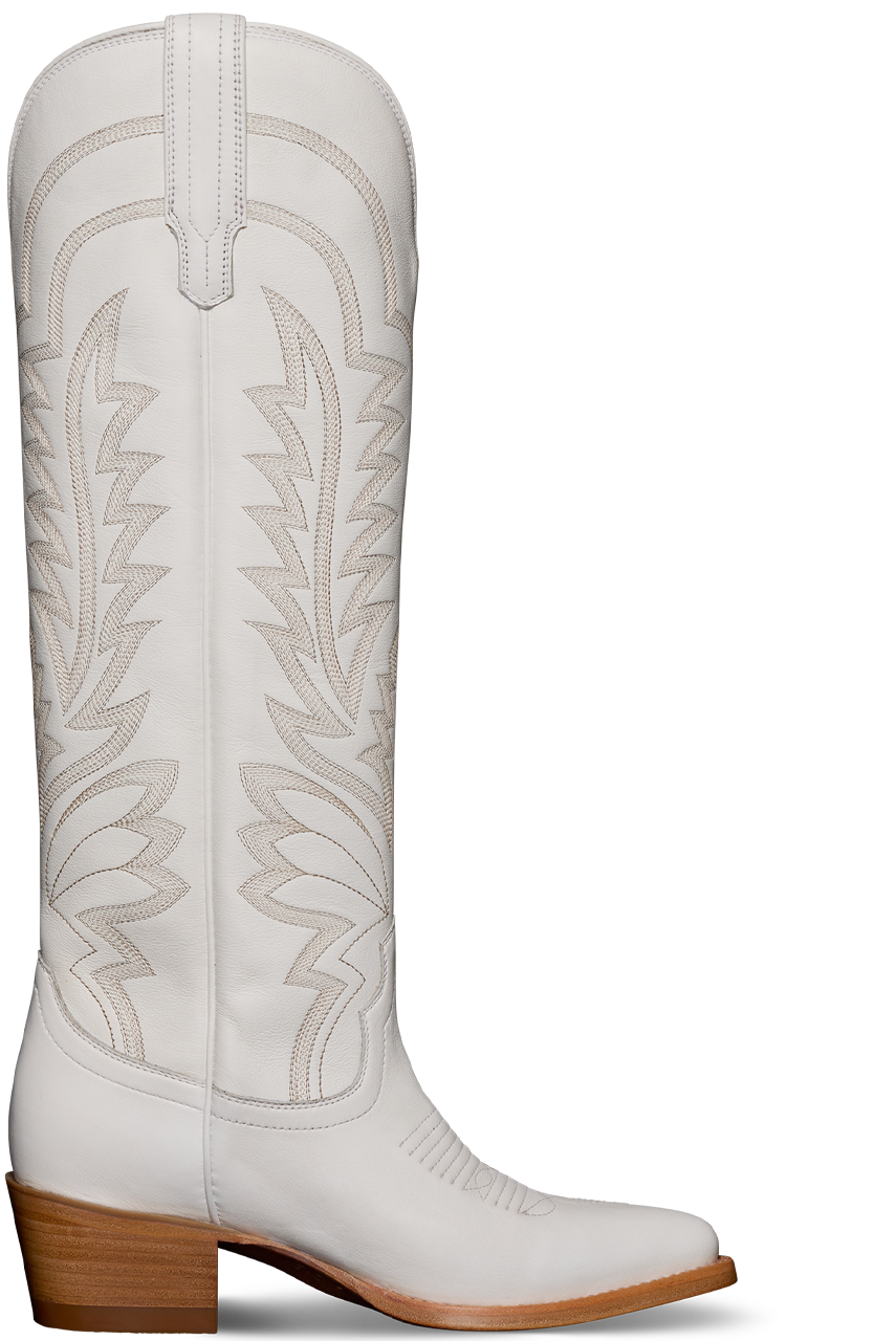 Tecovas Abby Cowgirl Boots - Snow