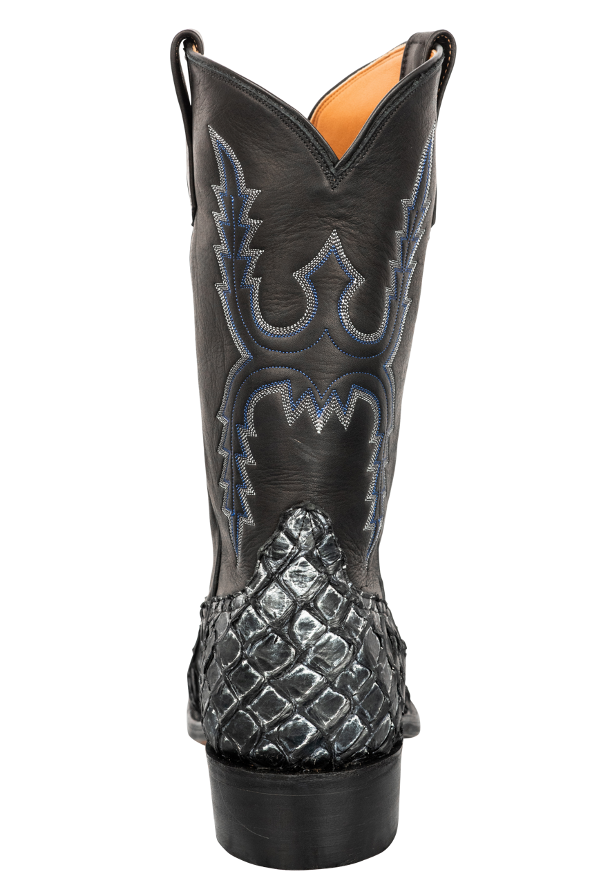 Rios of Mercedes Piraucu Cowboy Boots - Blue Steel