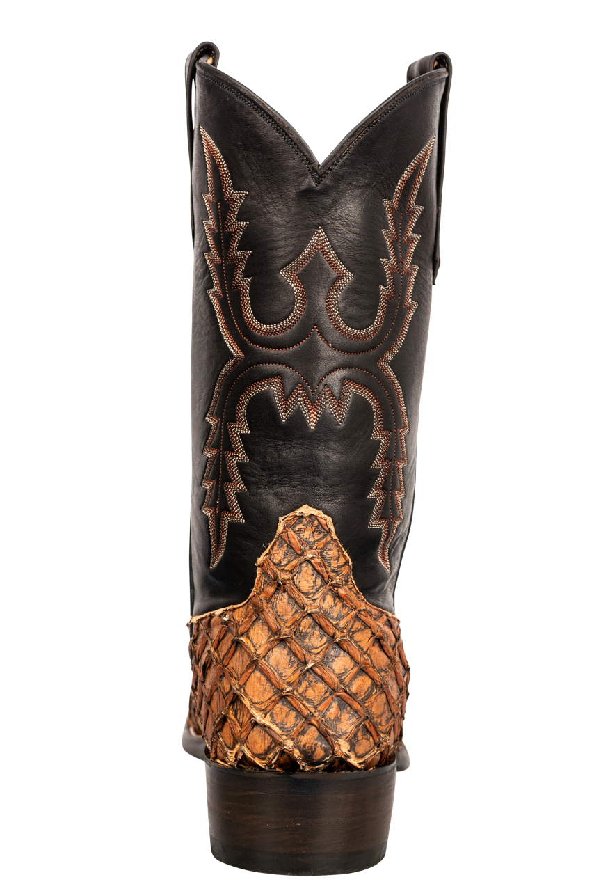 Rios Of Mercedes Men's Pirarucu Cowboy Boots - Ginger