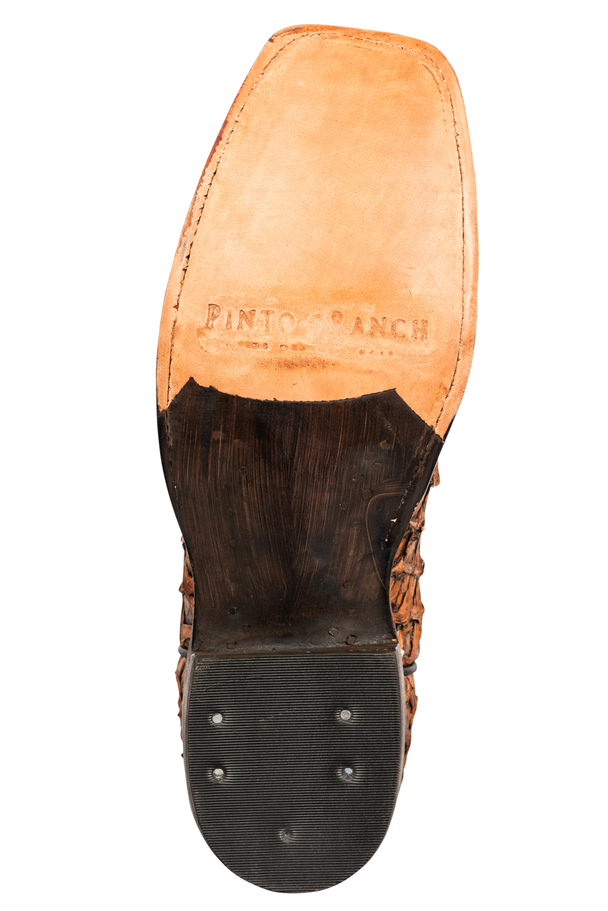 Rios Of Mercedes Men's Pirarucu Cowboy Boots - Ginger