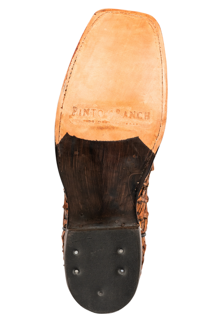 Rios Of Mercedes Men's Pirarucu Cowboy Boots - Ginger