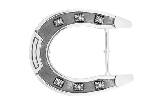 Jeff Deegan 1.5" Lucky Horseshoe Belt Buckle