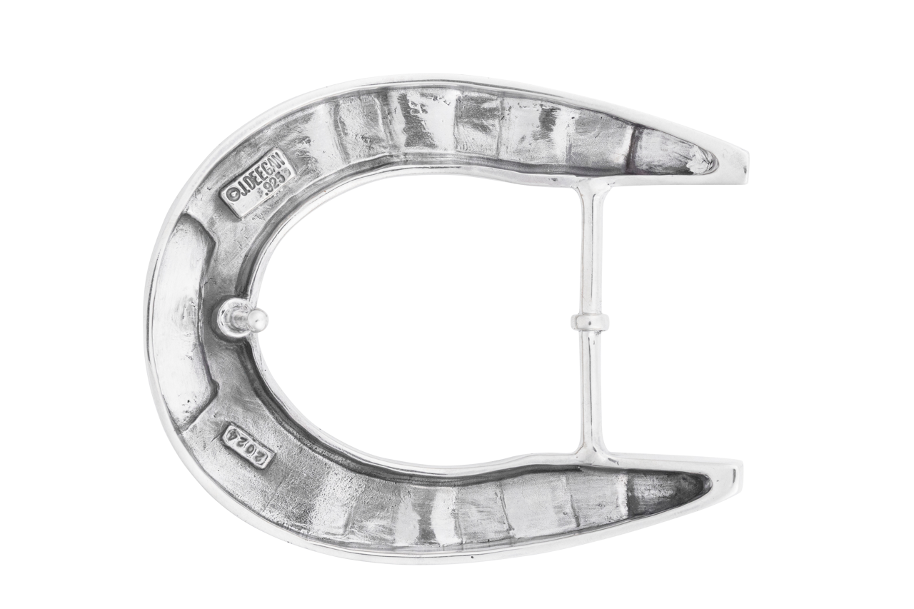 Jeff Deegan 1.5" Lucky Horseshoe Belt Buckle