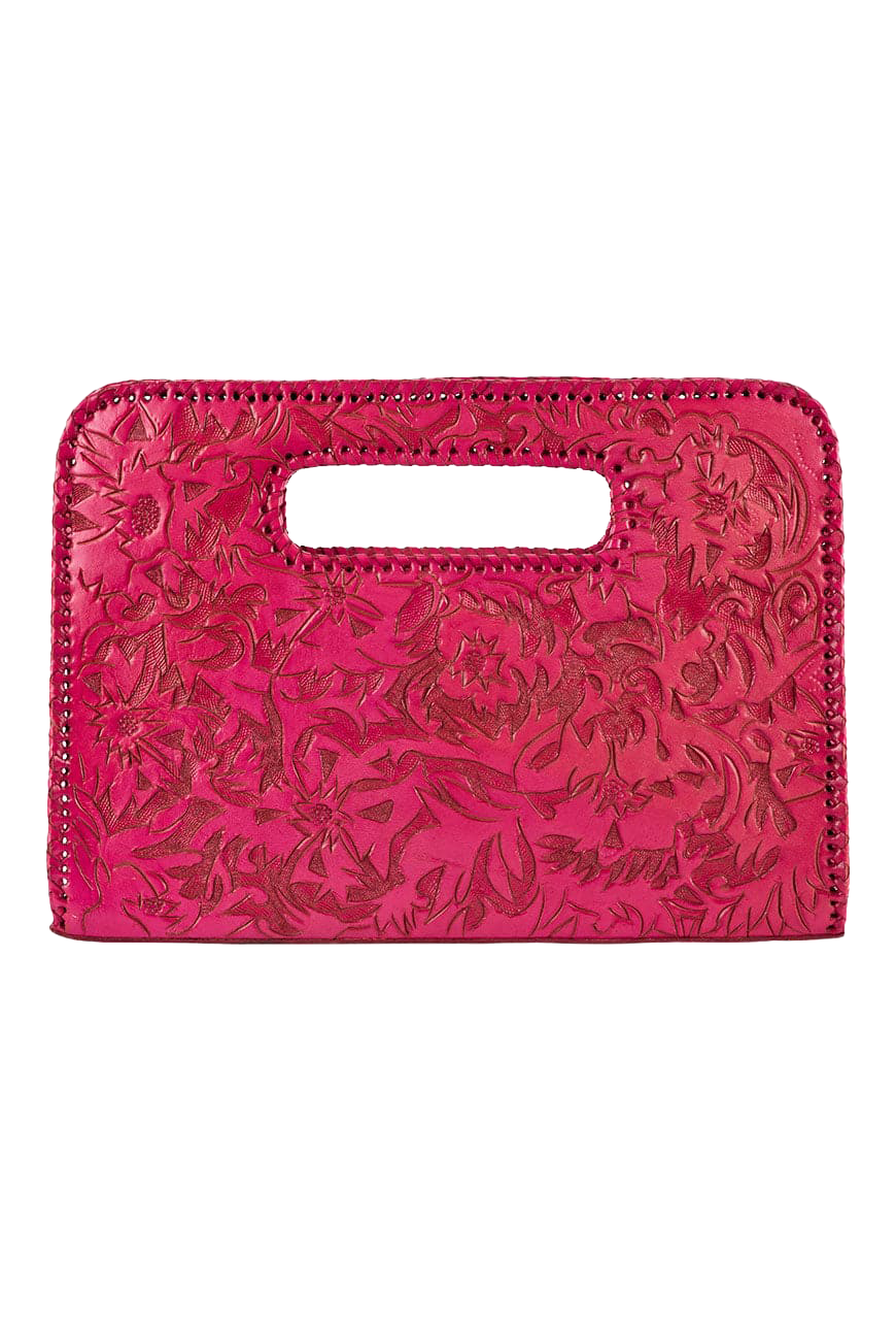 Hide and Chic Catalina Leather Clutch