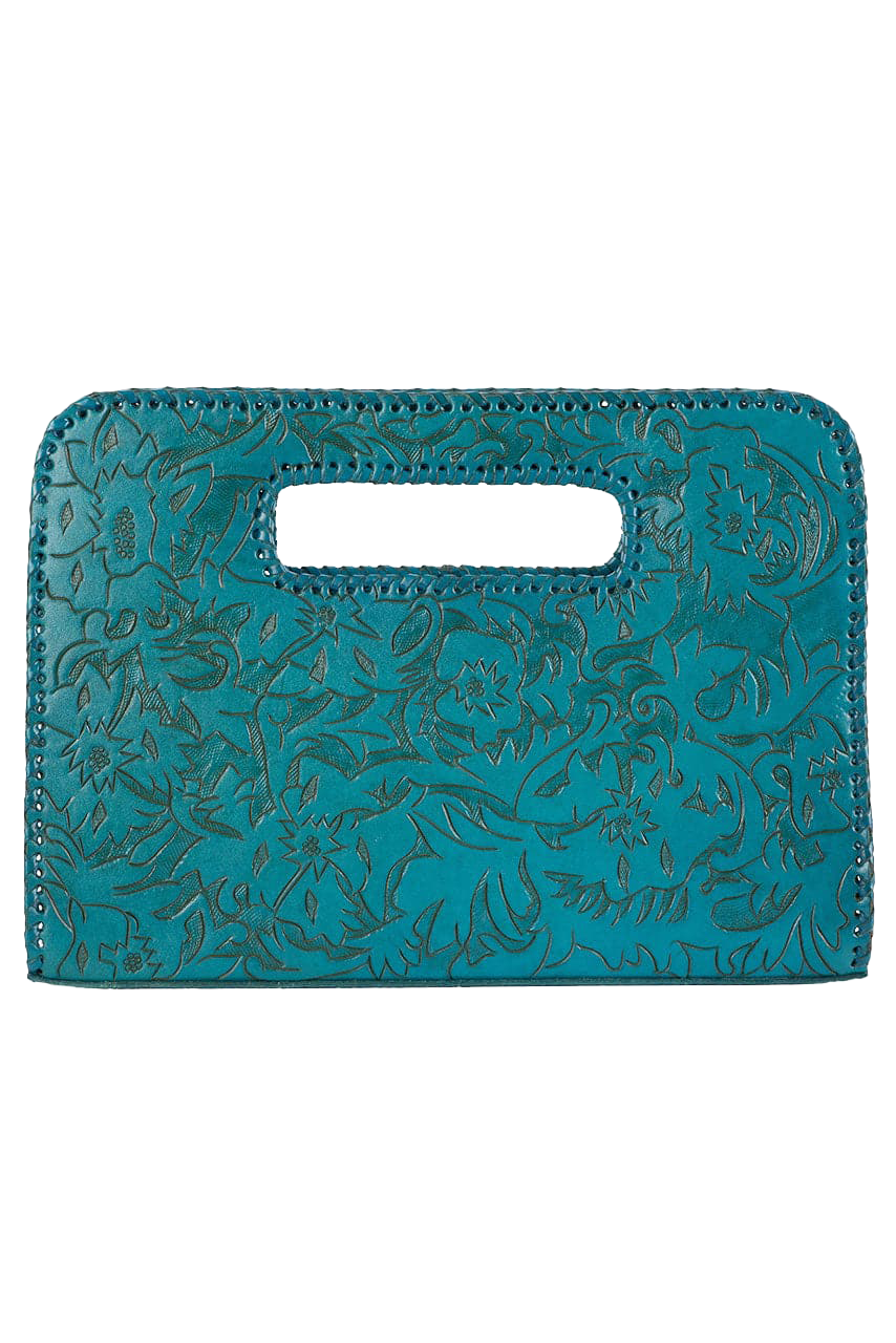 Hide and Chic Catalina Leather Clutch