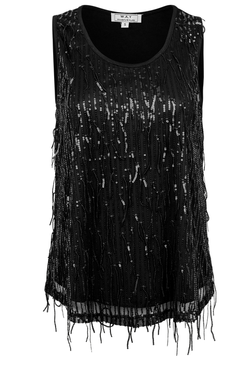 W.A.Y. Sequin Tank Top
