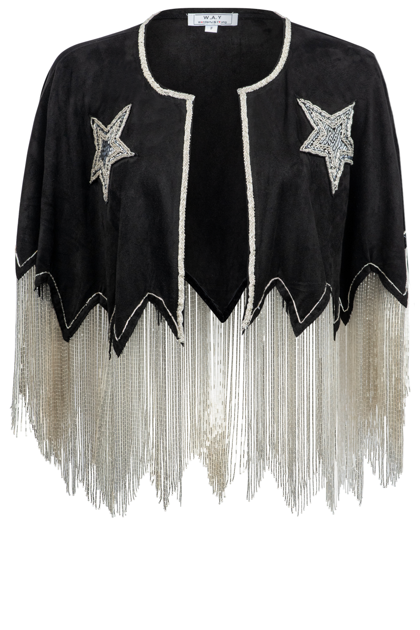 W.A.Y. Sequin Star Capelet