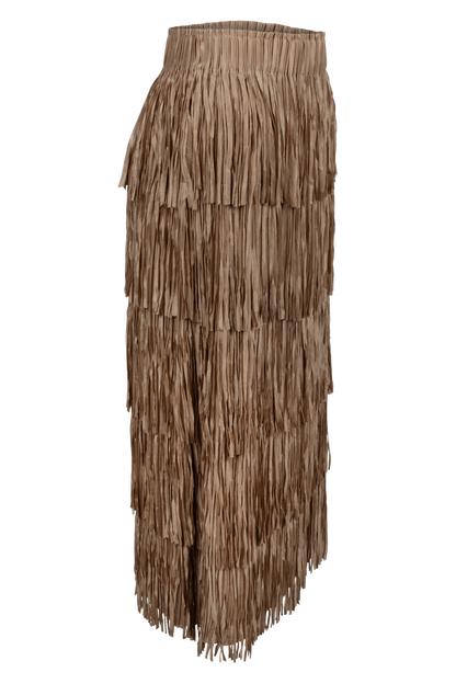 W.A.Y. Tiered Fringe Skirt