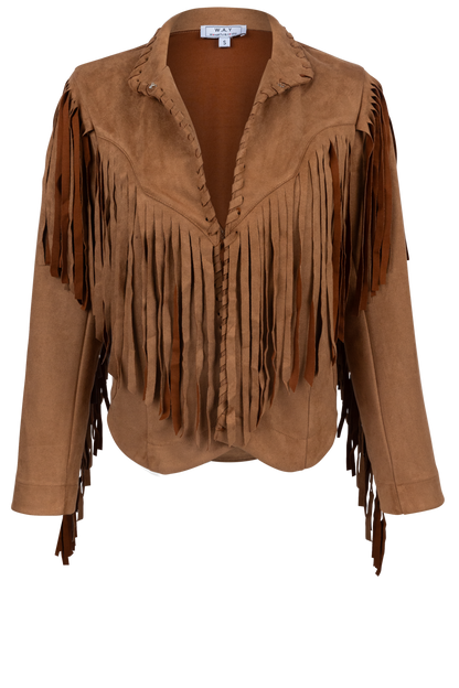 W.A.Y. Fringe Whipstitch Jacket
