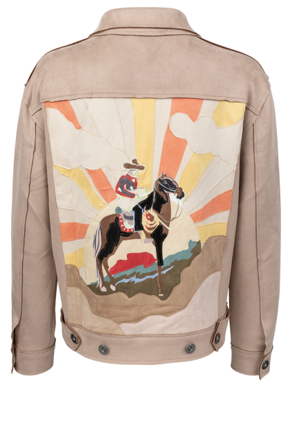 W.A.Y. Faux Suede Cowboy Jacket