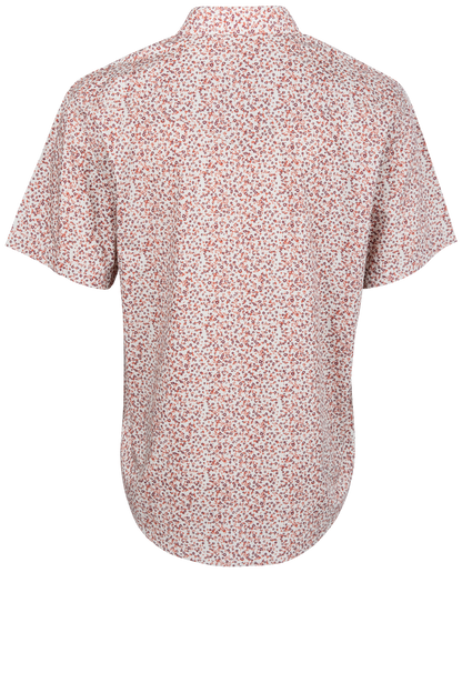 Bascom Floral Snap Front Shirt - Red