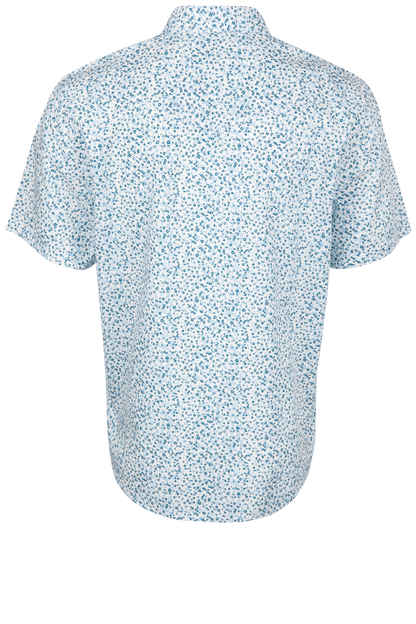 Bascom Floral Snap Front Shirt - Blue