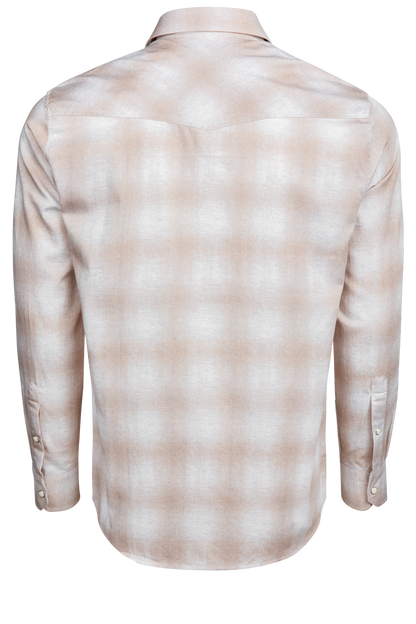 Garnet Snap Front Shirt - Sand Ombre