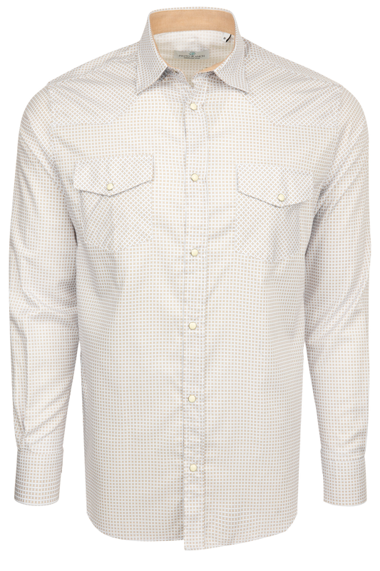 Garnet Snap Front Shirt - Sand