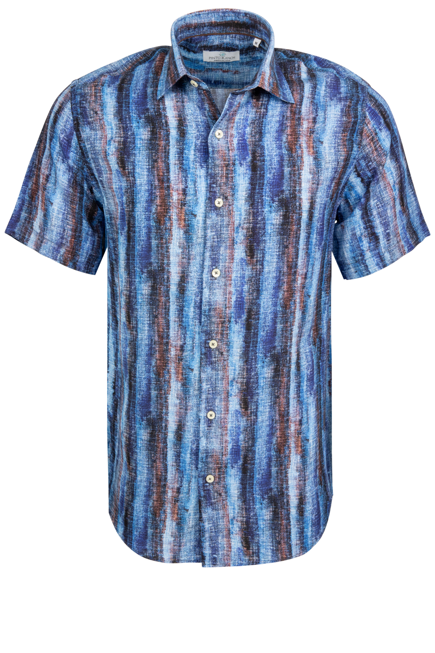 Pinto Ranch Short Sleeve Shirt - Indigo