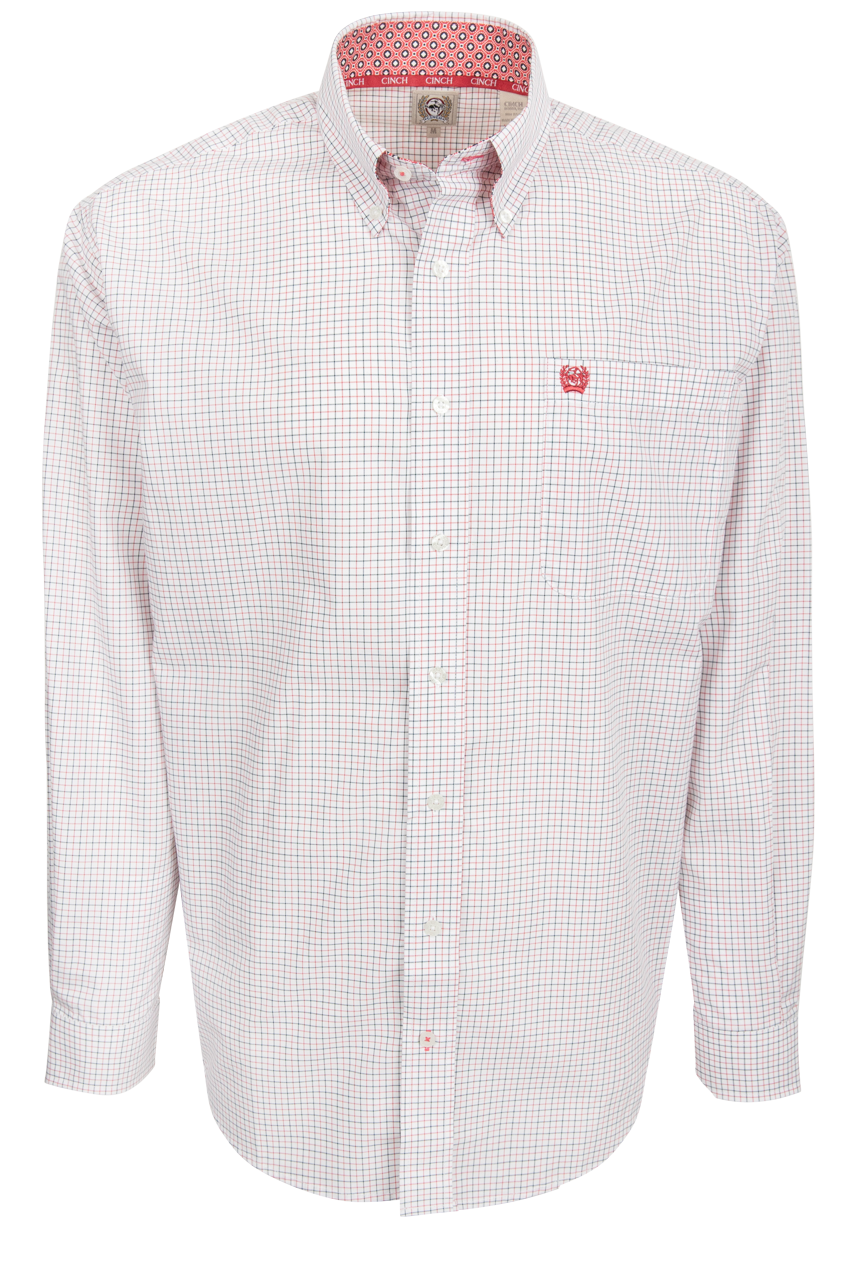 Cinch Checkered Button-Down Shirt