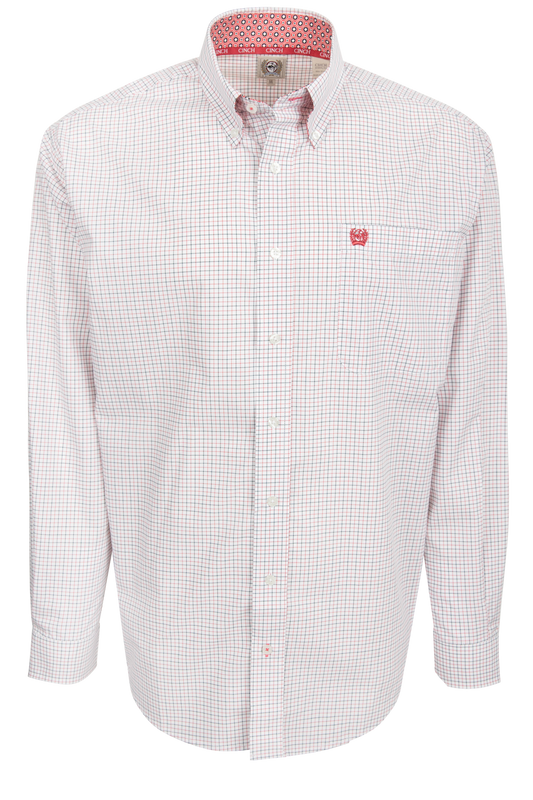 Cinch Checkered Button-Down Shirt