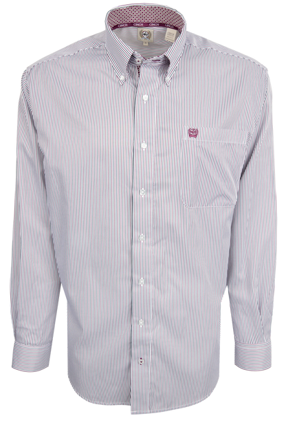 Cinch Stripe Button-Down Shirt
