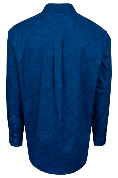 Cinch Blue Paisley Button-Down Shirt