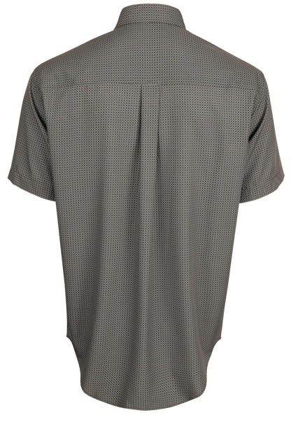 Cinch Microcheck Button Front Shirt